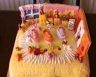 Cake with Edible art mrs-gingerbread